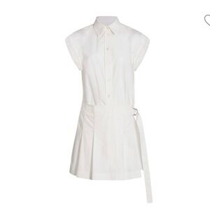 Elegant White Shirt Dress